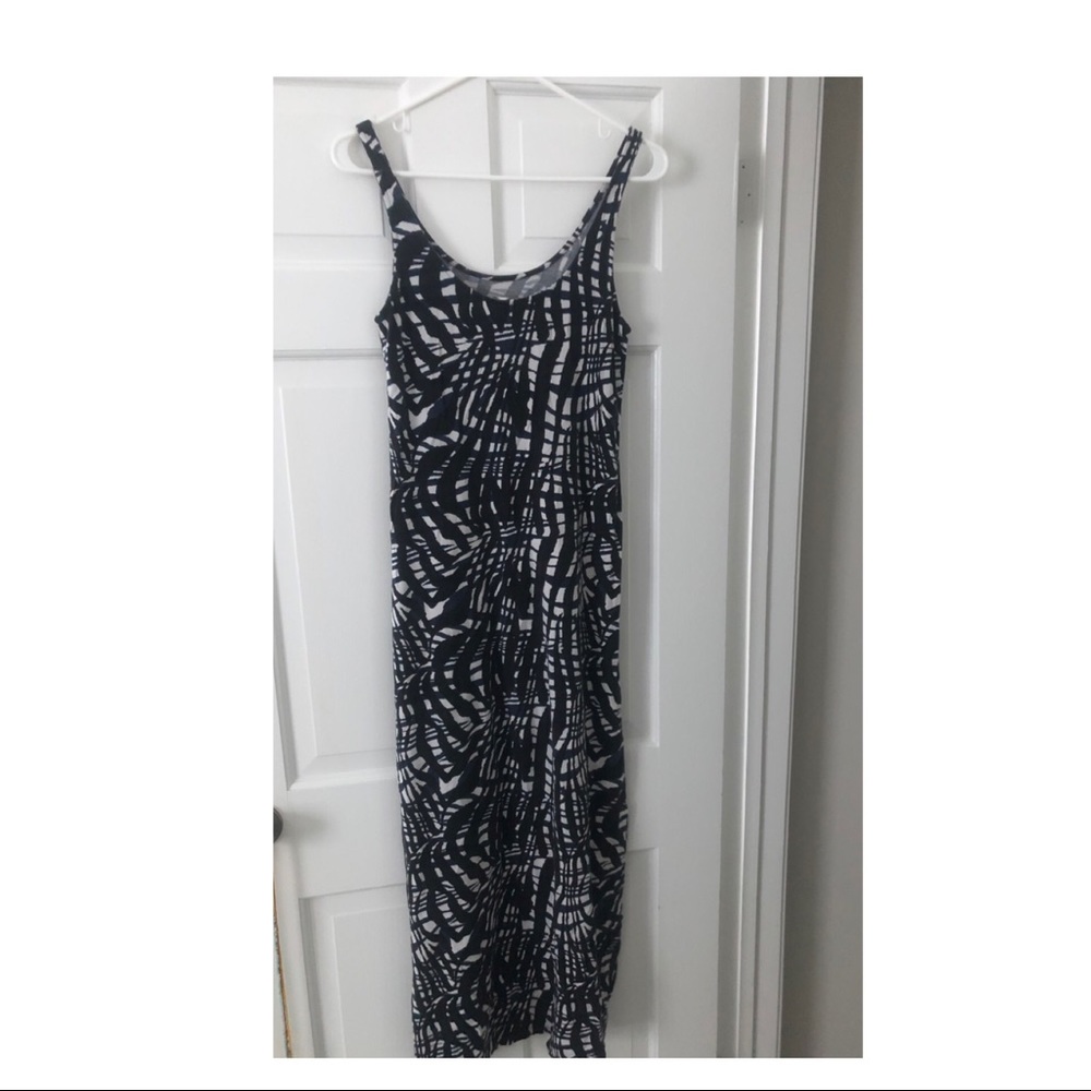 Long blue dress